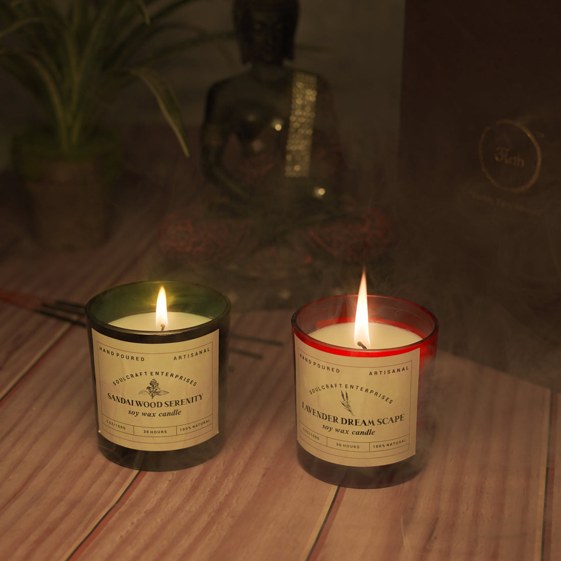 Couple Harmony Candles By अrth