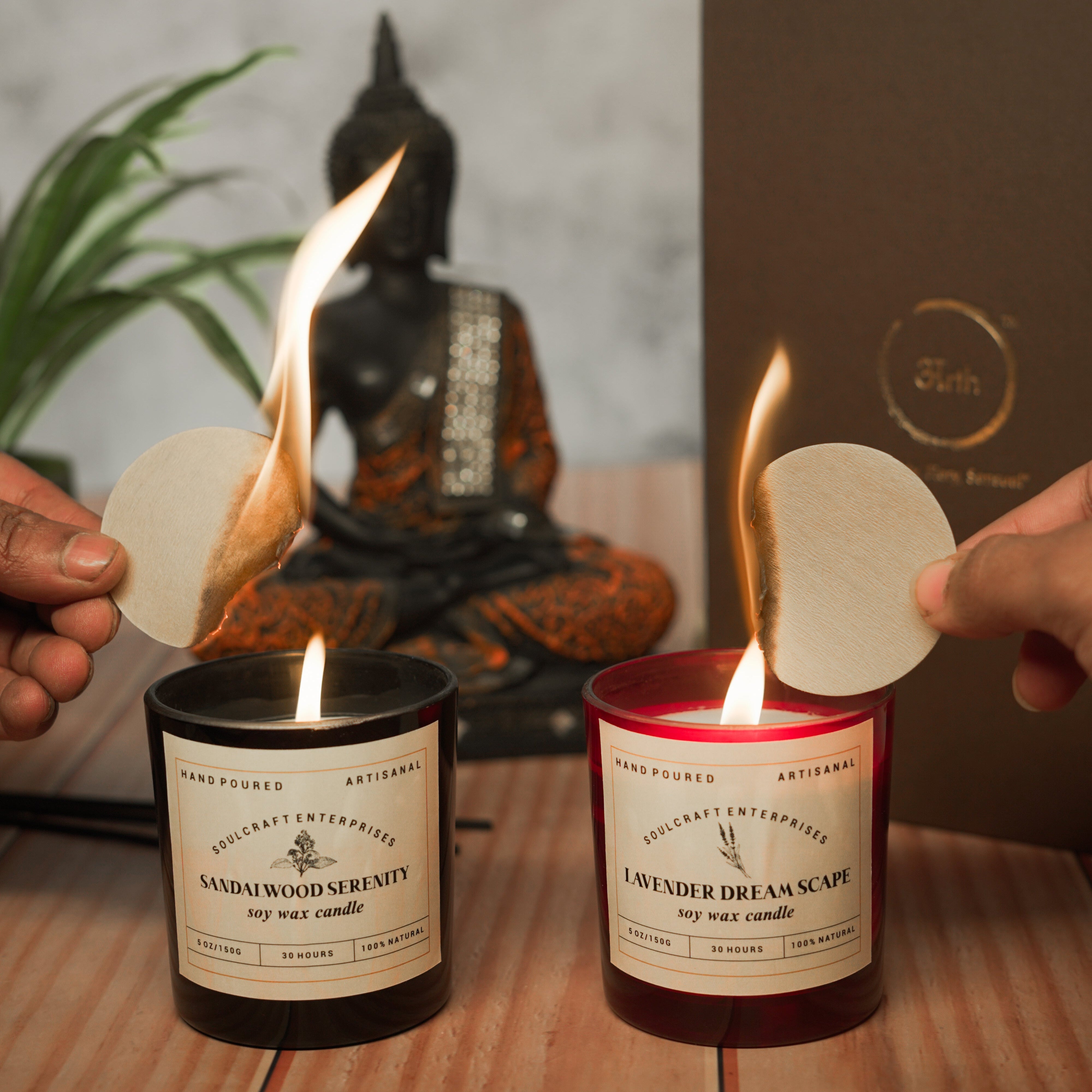 Couple Harmony Candles By अrth